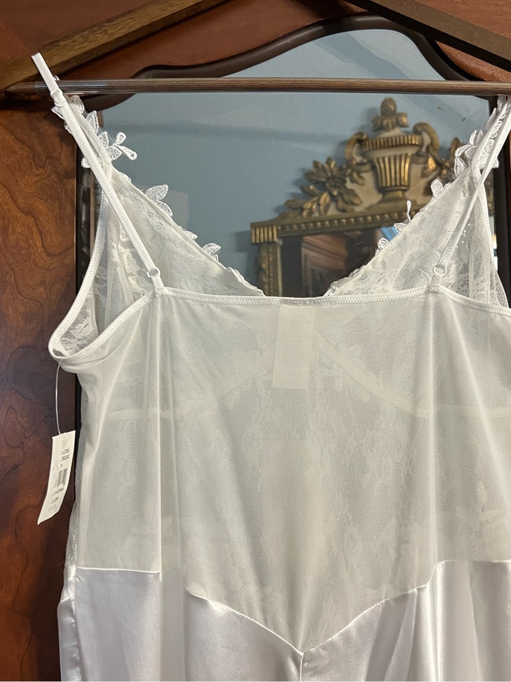 In Bloom by Jonquil Lace Floral nightgown in White - Picture 5 of 8
